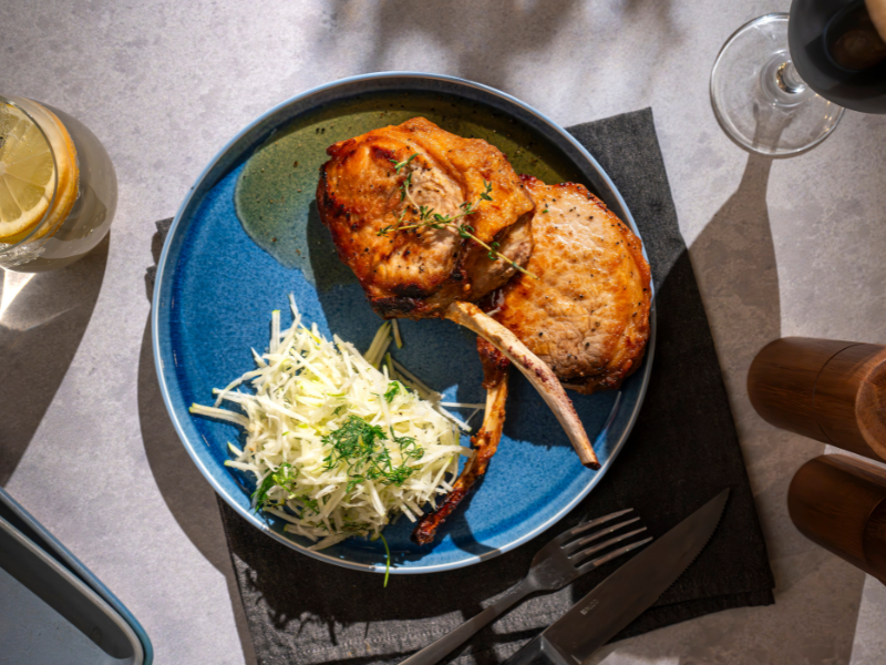 Irish Whiskey Glazed Pork Chop5