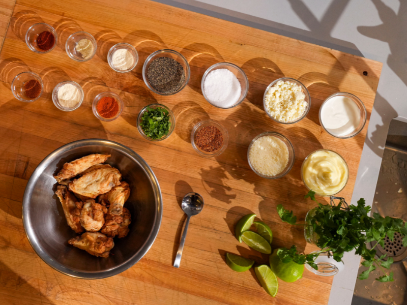 Everything But Elote Chicken Wings4