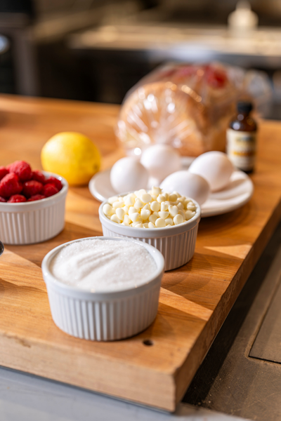 Raspberry White Chocolate Bread Pudding2