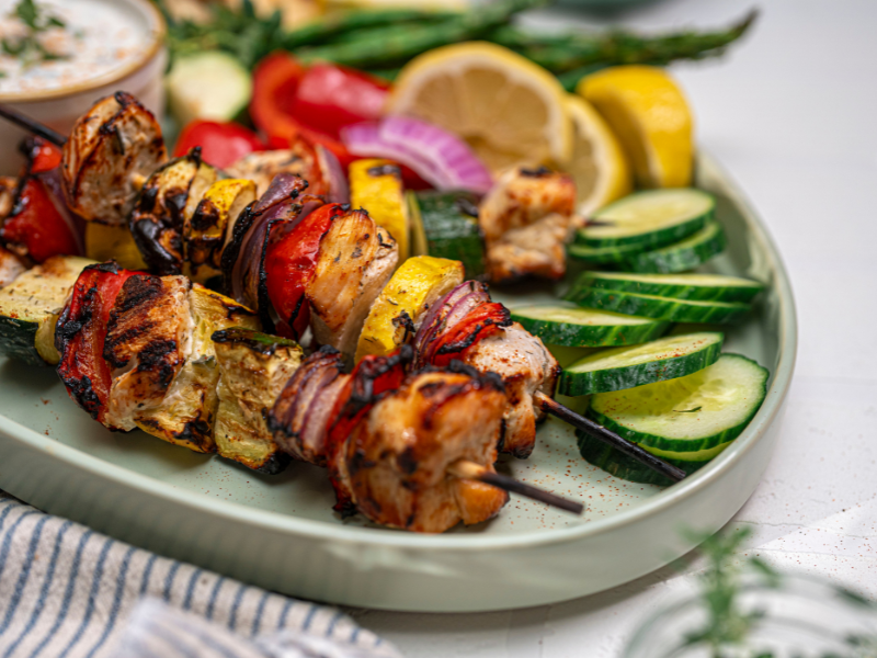 Greek Chicken Kabobs5