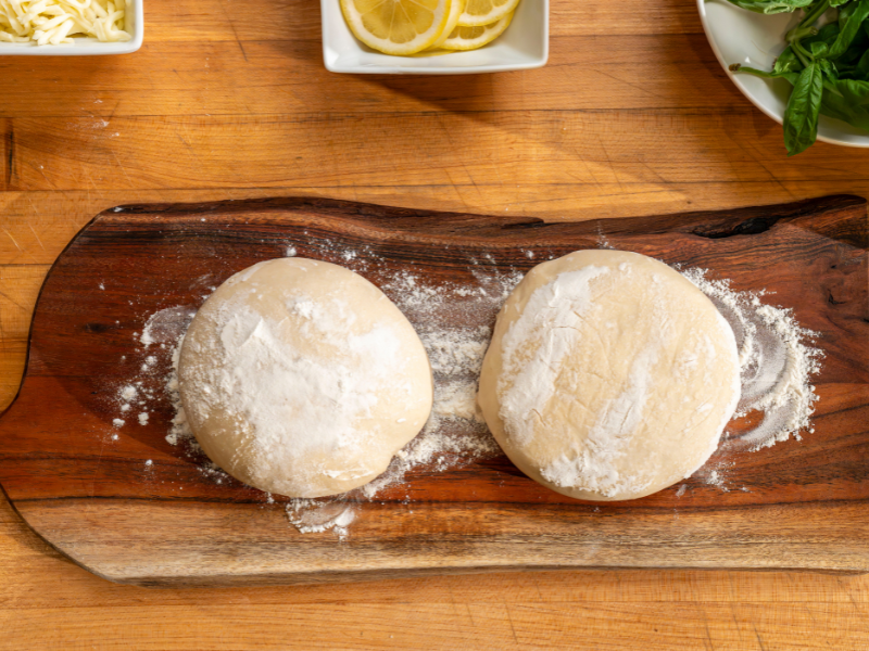 Lemon and Basil Pizza  4