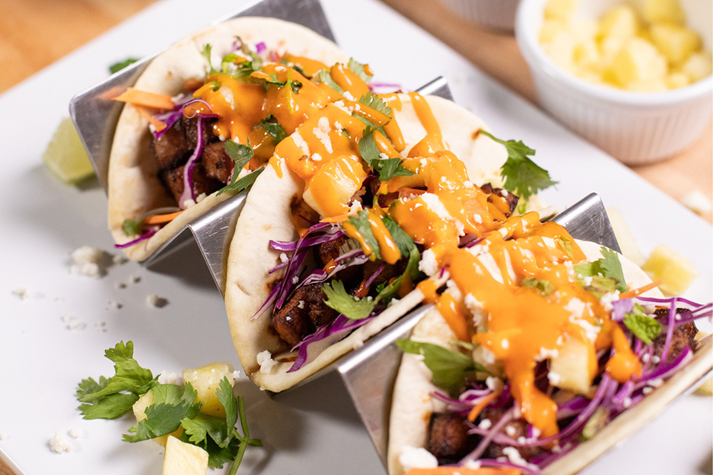 Fried Pork Belly Tacos