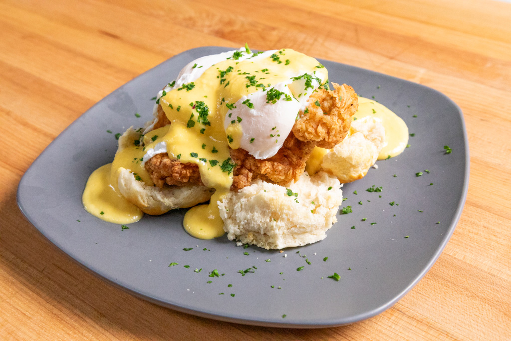 Southern Chicken Benedict