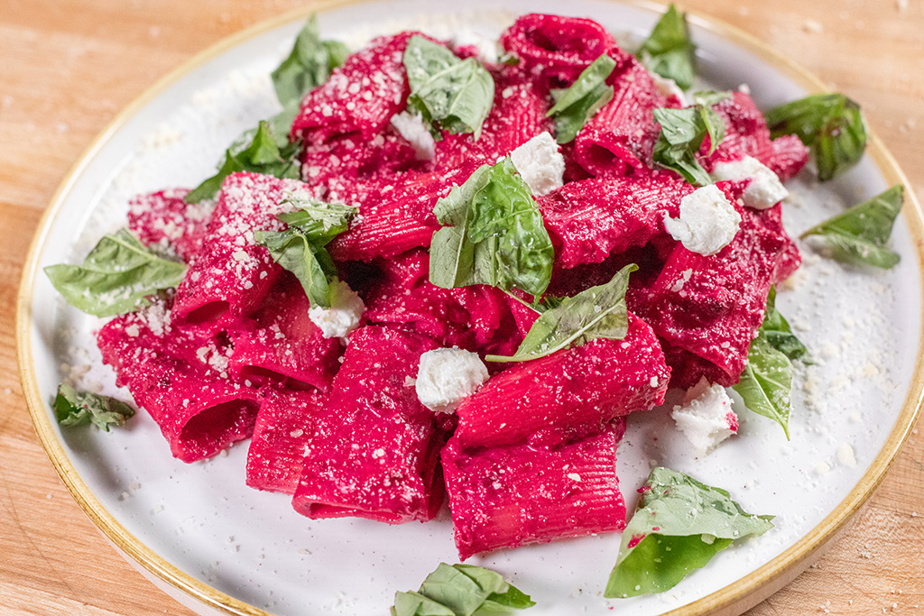 Beet Pesto Pasta