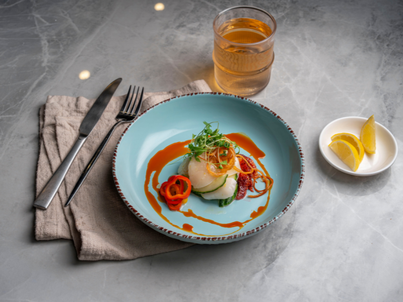 Citrus Coconut Scallops Crudo  5