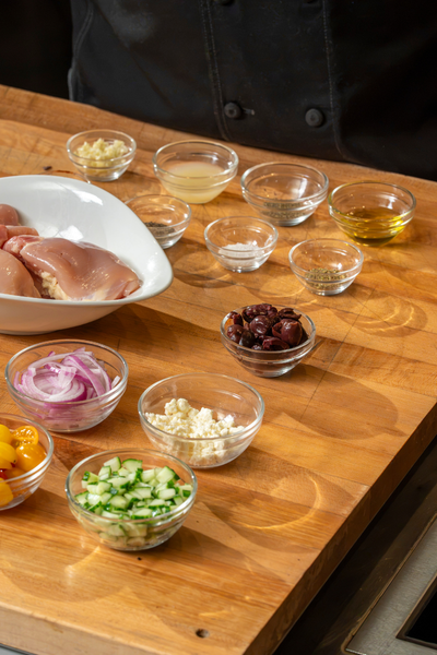 Greek Chicken Lettuce Wrap Board2