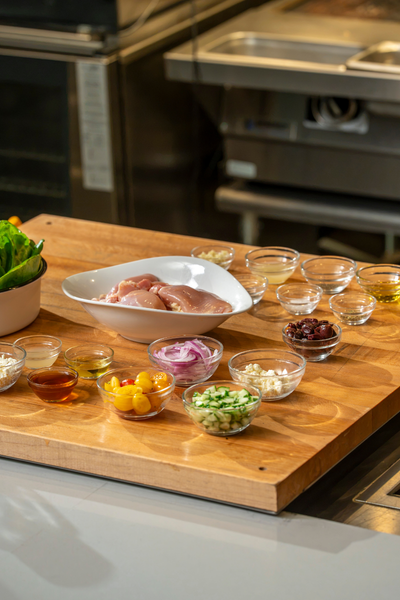 Greek Chicken Lettuce Wrap Board3