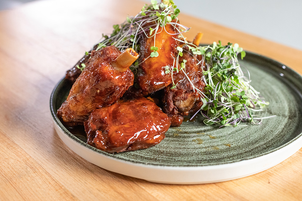 Smithfield Pork Wings with Frenchs Honey Garlic Sauce