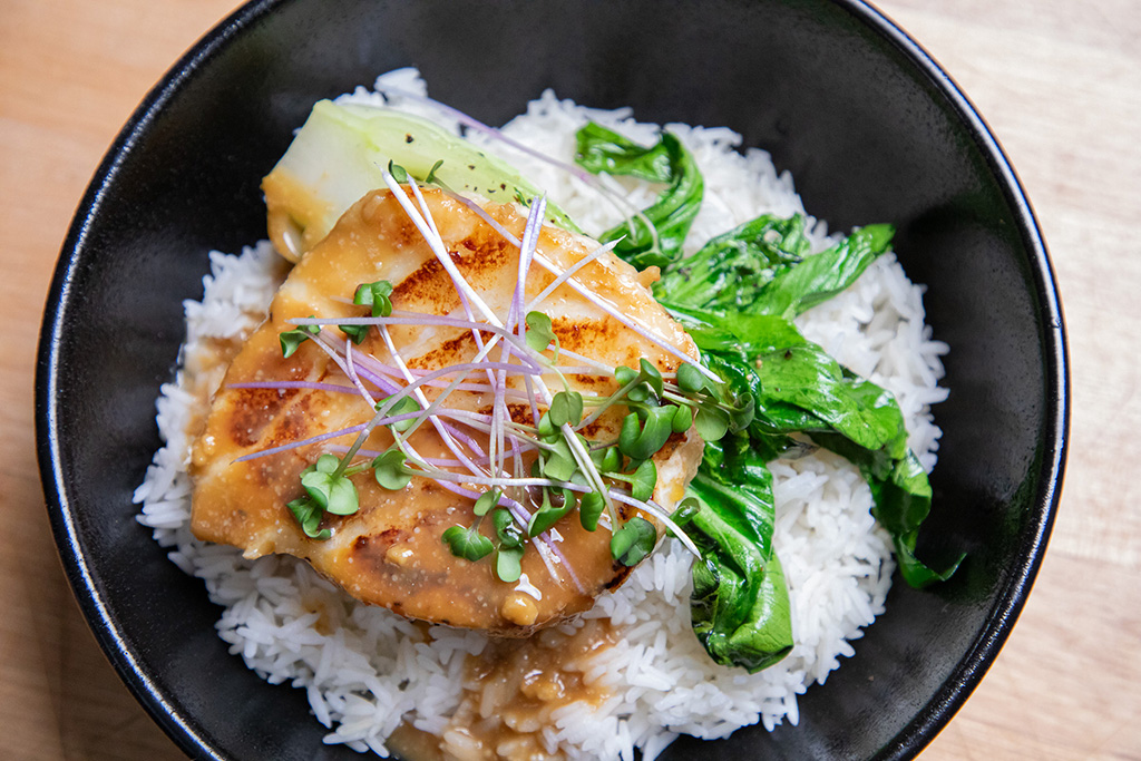 Honey Soy Sea Bass