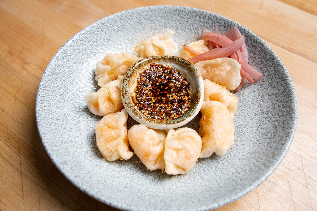 Garlic Chili Crunch with Dumplings 
